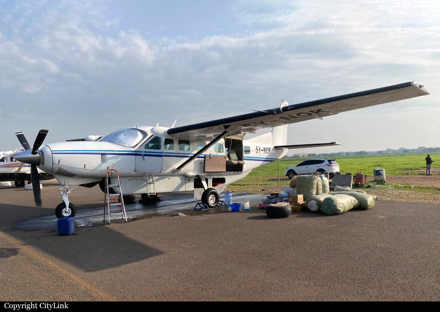 CityLink Africa Airways · 5Y-NOK accident — about 20 km SW of Juba, 2026-04-27 — photo 1