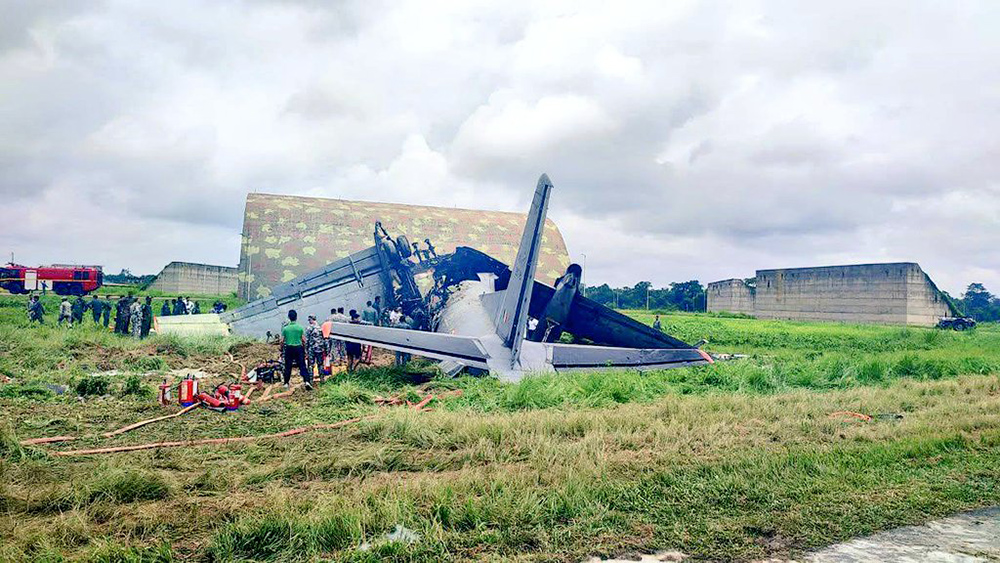 Indian Air Force - IAF · KA2678 accident — Jorhat-Rowriah Airport (JRH/VEJT), Jorhat, Assam, 2026-06-13 — photo 2