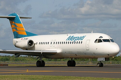 Merpati Nusantara Airlines · PK-GKU accident — Semarang-Achmad Yani Airport (SRG), 1994-11-30 — photo 1