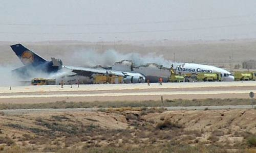 Lufthansa Cargo 8460 accident — Riyadh-King Khalid International Airport (RUH), 2010-07-27 — photo 2