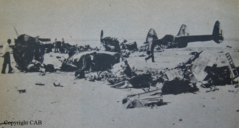 Lockheed L-749A Constellation crash — near Wadi Natrun, 1950-08-31