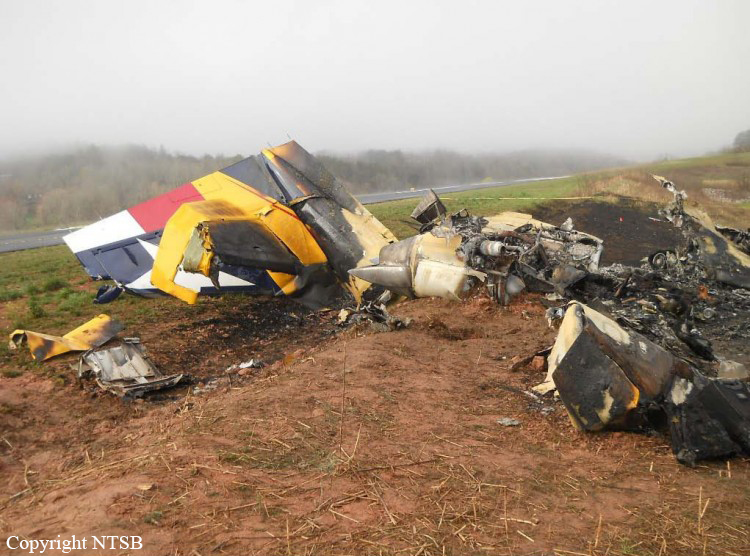 Cessna 501 Citation I/SP crash — Franklin-Macon County Airport, NC, 2012-03-15