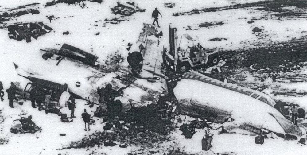 Curtiss C-46F-1-CU Commando crash — Denver, CO, 1950-07-30