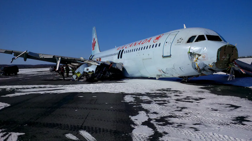 MK Airlines 1602 accident — Halifax International Airport, NS (YHZ), 2004-10-14 — photo 2